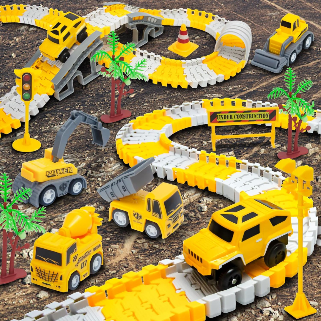 Montessori FlexiPath™ – Educational Adventure Track | Construction Site 🔥LIMITED-TIME OFFER🔥