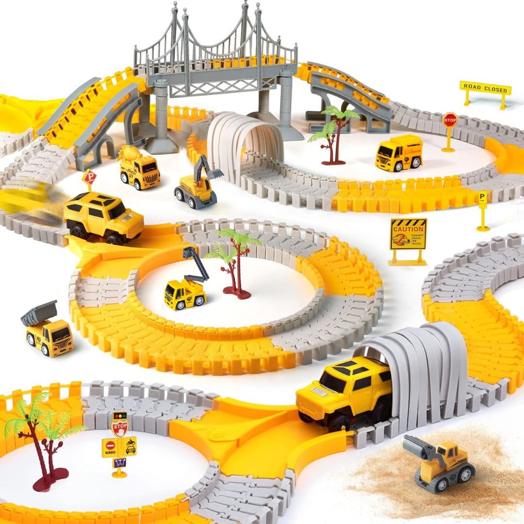Montessori FlexiPath™ – Educational Adventure Track | Construction Site 🔥LIMITED-TIME OFFER🔥