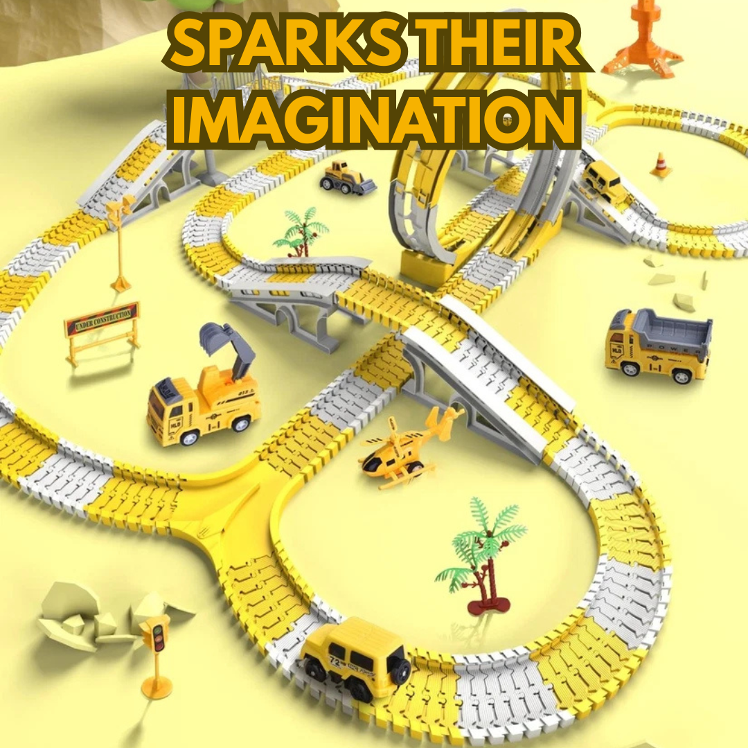 Montessori FlexiPath™ – Educational Adventure Track | Construction Site 🔥LIMITED-TIME OFFER🔥