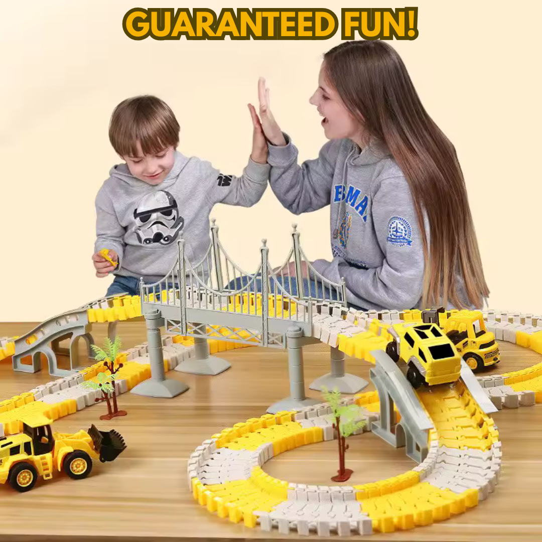 Montessori FlexiPath™ – Educational Adventure Track | Construction Site 🔥LIMITED-TIME OFFER🔥
