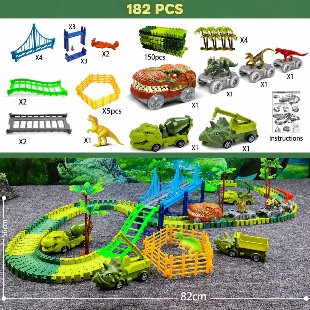 Montessori FlexiPath™ - Educational Adventure Trail | Dinosaurs