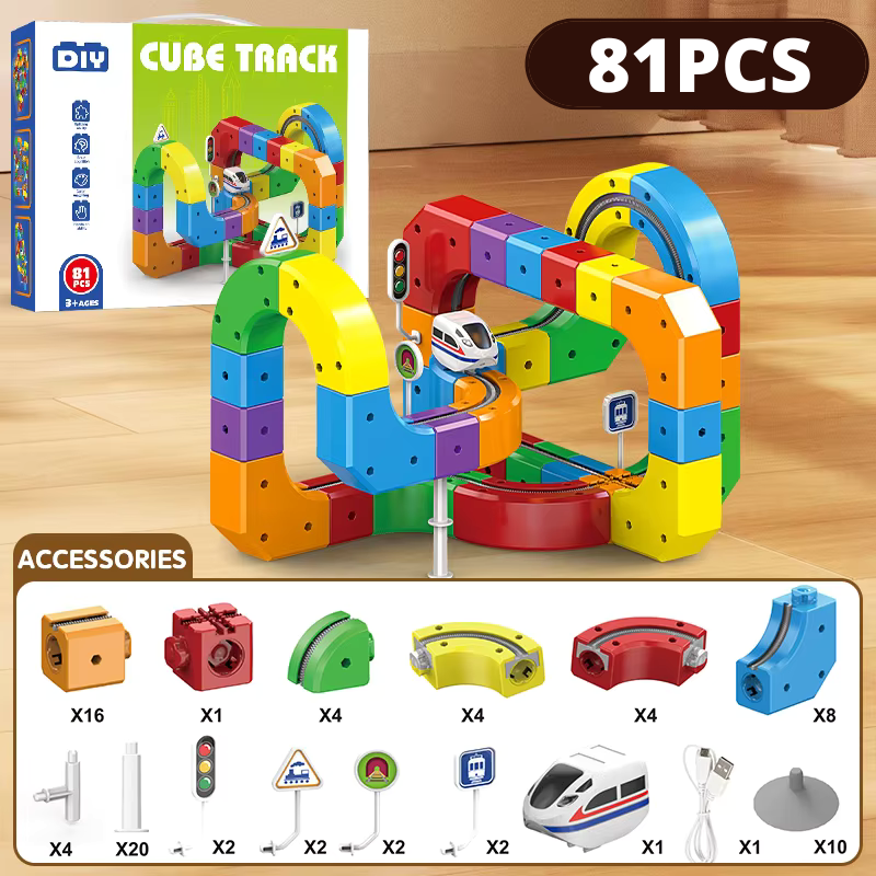 Montessori Puzzle Track™ - Zero Gravity Tower Track