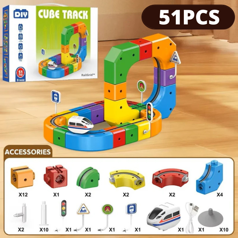 Montessori Puzzle Track™ - Zero Gravity Tower Track