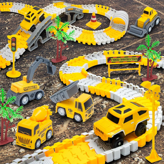 Montessori FlexiPath™ – Educational Adventure Track | Construction Site 🔥LIMITED-TIME OFFER🔥