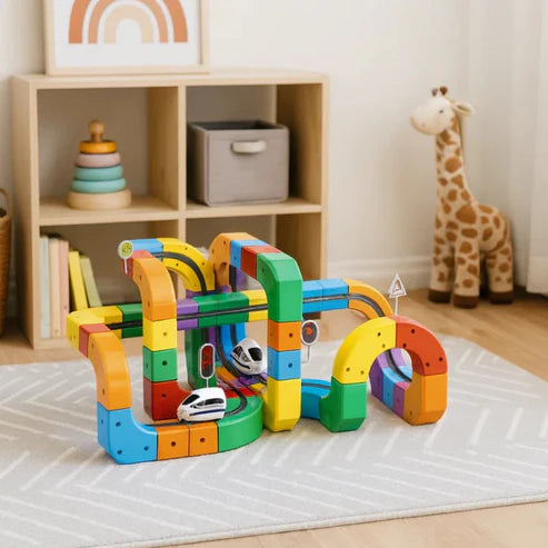 Montessori Puzzle Track™ - Zero Gravity Tower Track